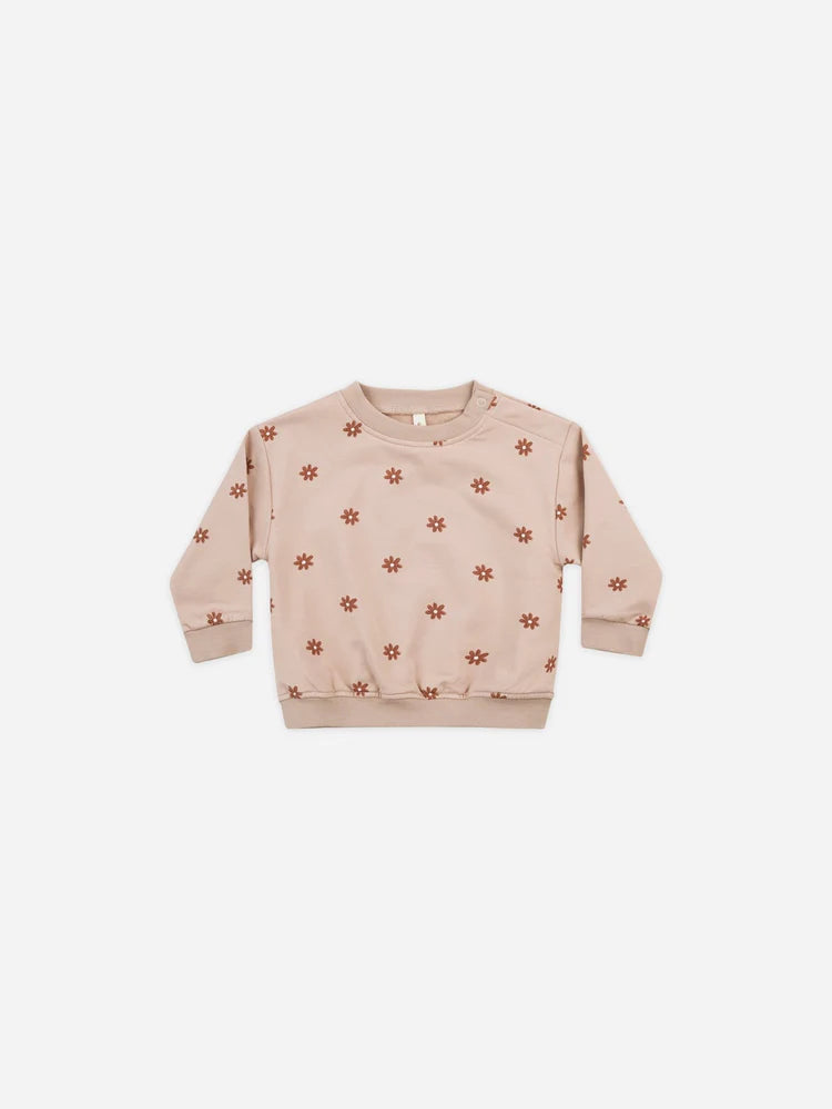 Daisies Sweatshirt - Blush