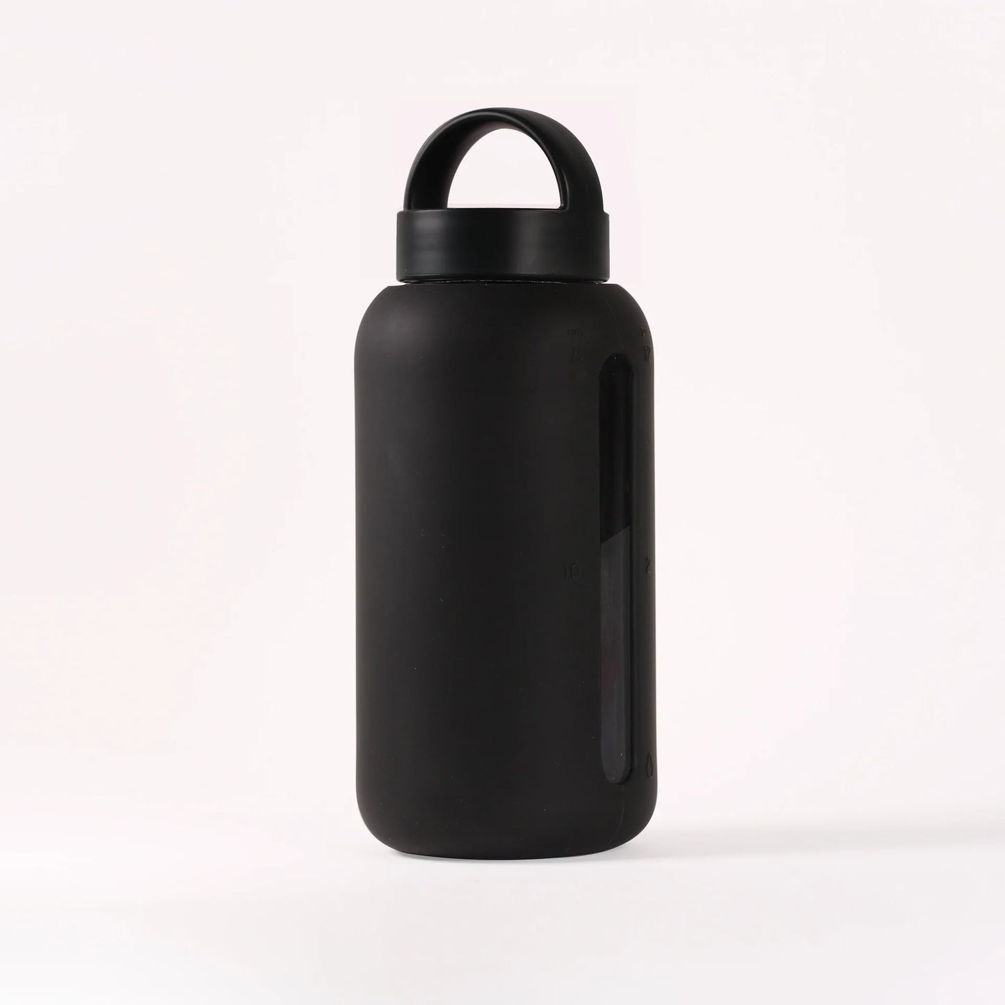 Day Bottle 21oz Glass Water Bottle - Black