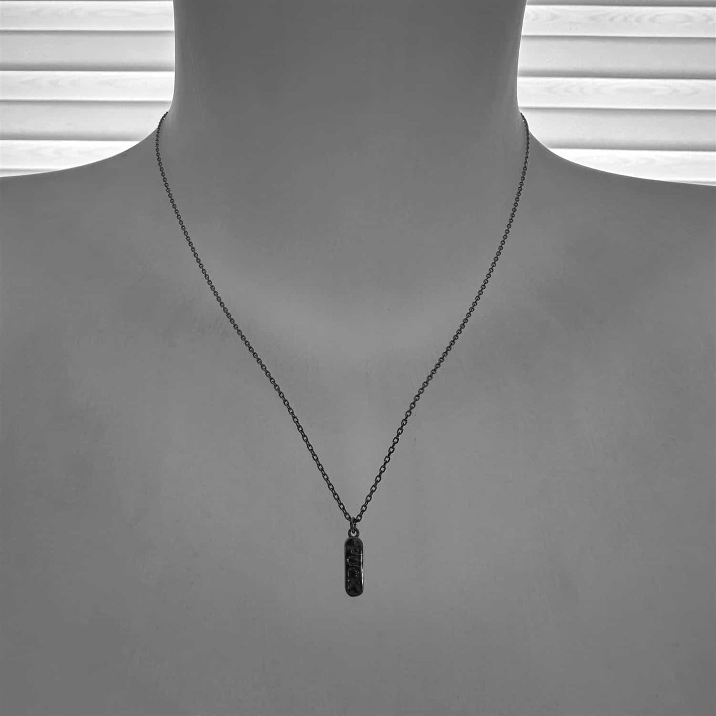 Dire Straits Salty Language Charm Necklace - Gold