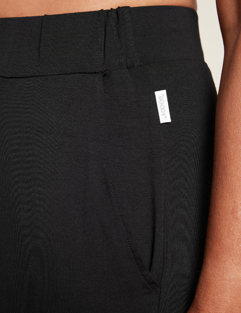 Downtime Wide Leg Lounge Pant - Black