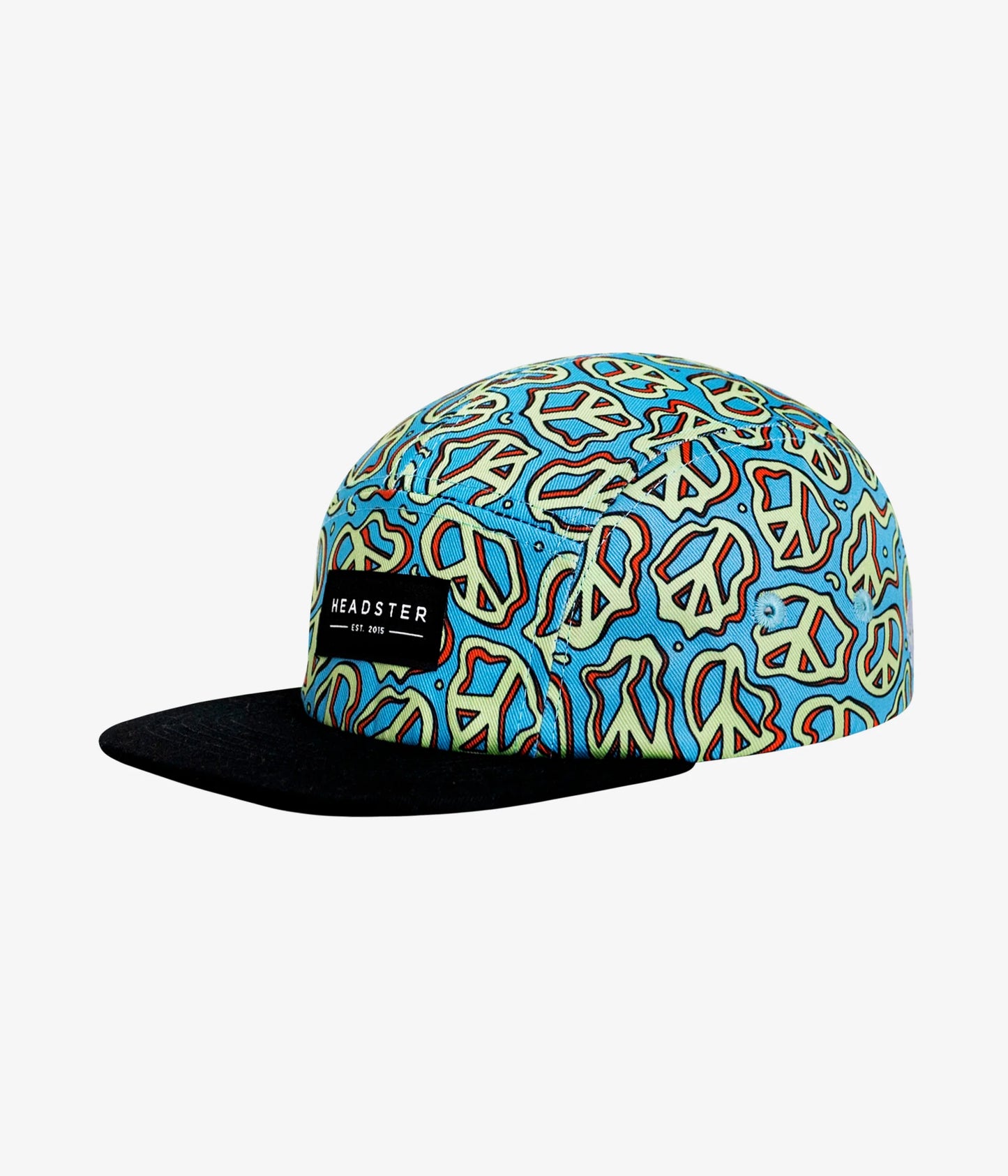 Dripping Peace five panel - Blue Atoll
