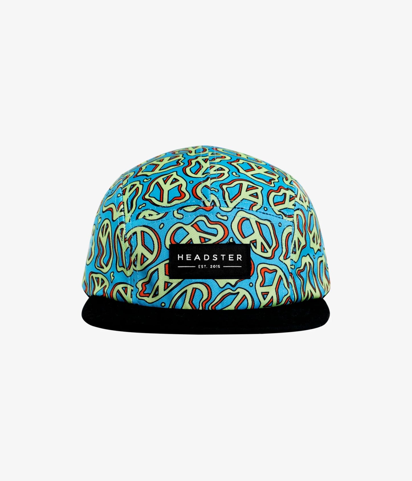 Dripping Peace five panel - Blue Atoll
