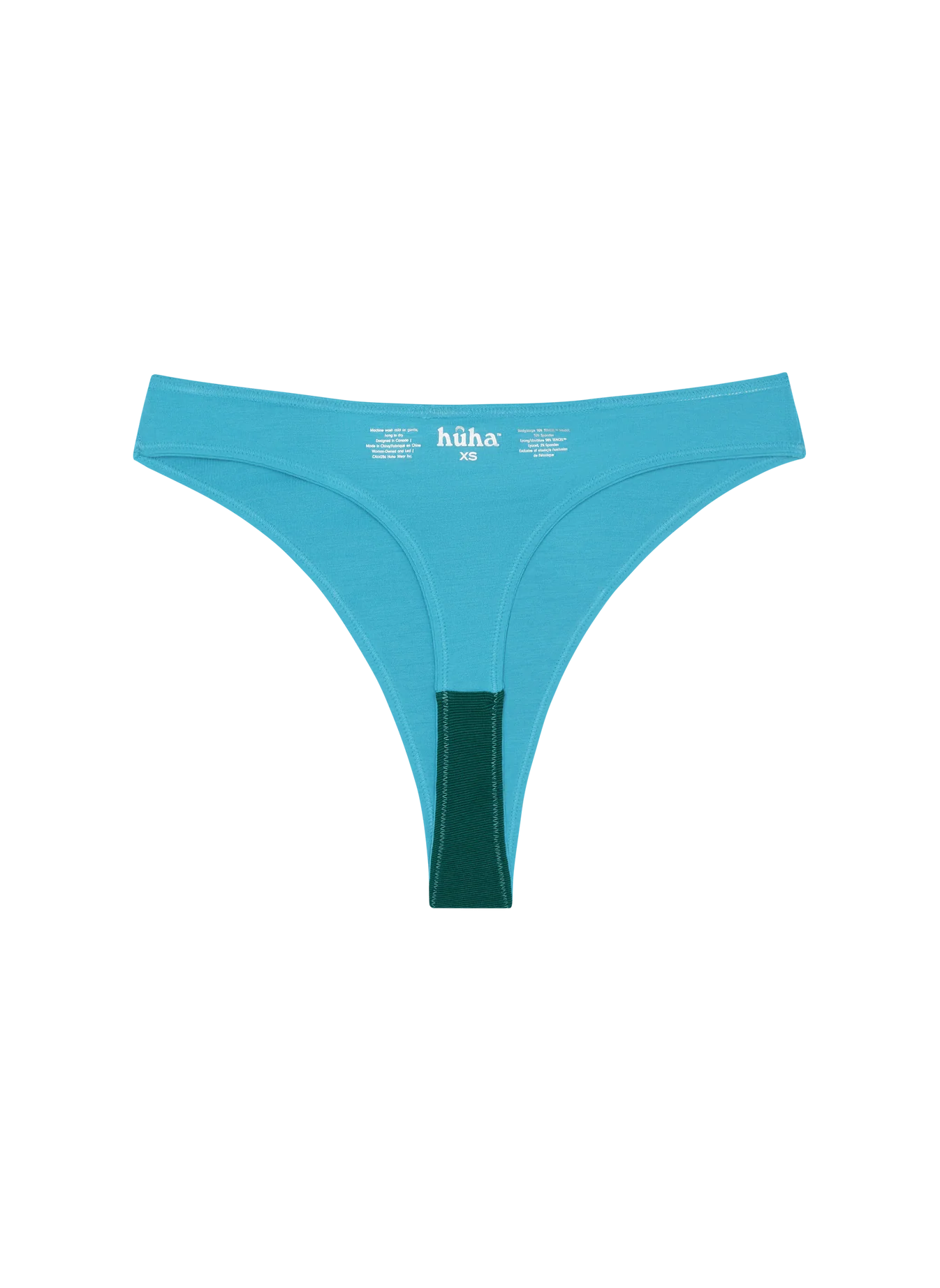 High Rise Thong Mineral Underwear - Electric Blue