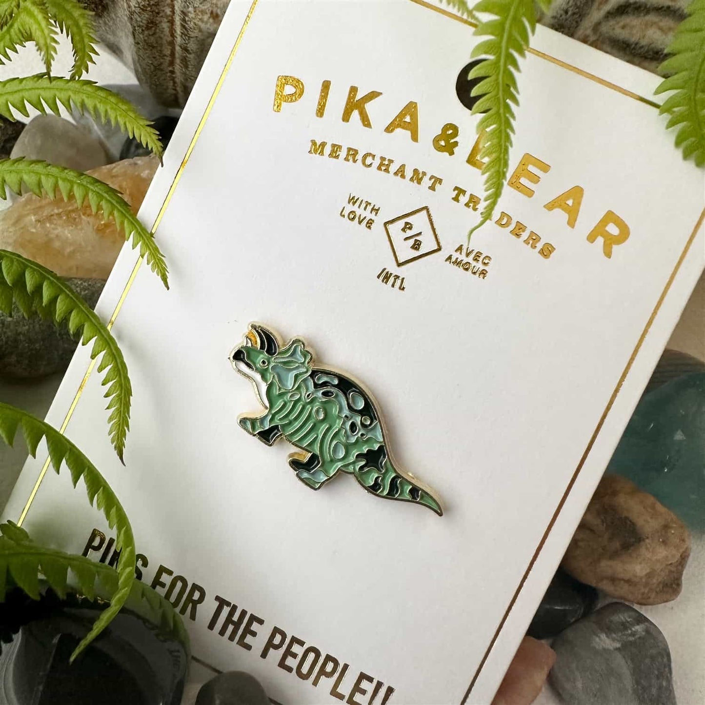 Eoghan - Triceratops Enamel Pin