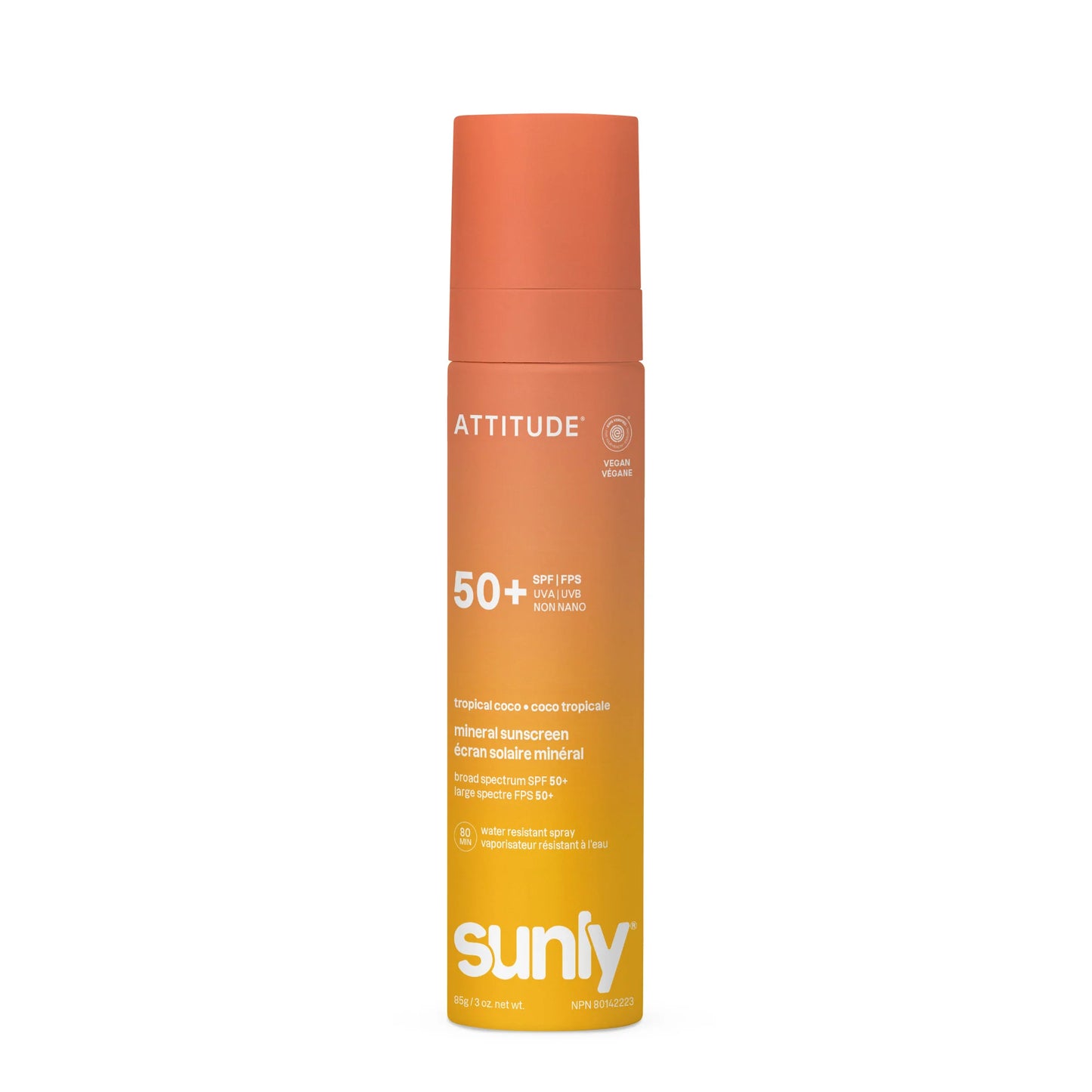 Face & Body Sunscreen Spray - SPF 50 - Tropical Coco