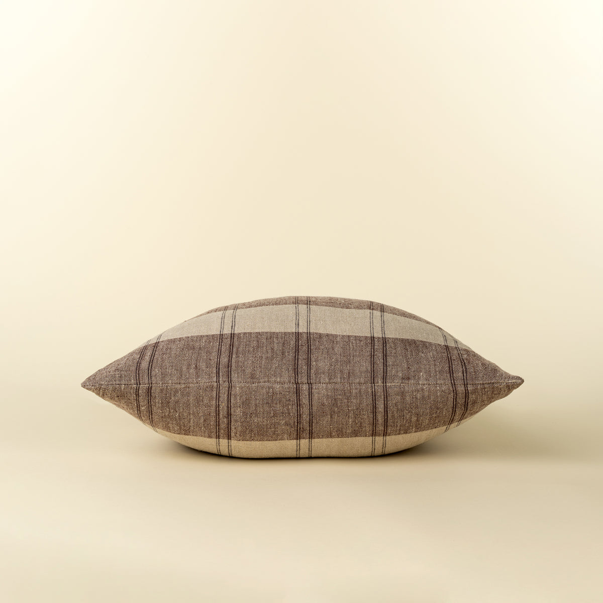 Fieldstone Linen Pillow - Plaid (Cover with Filler)