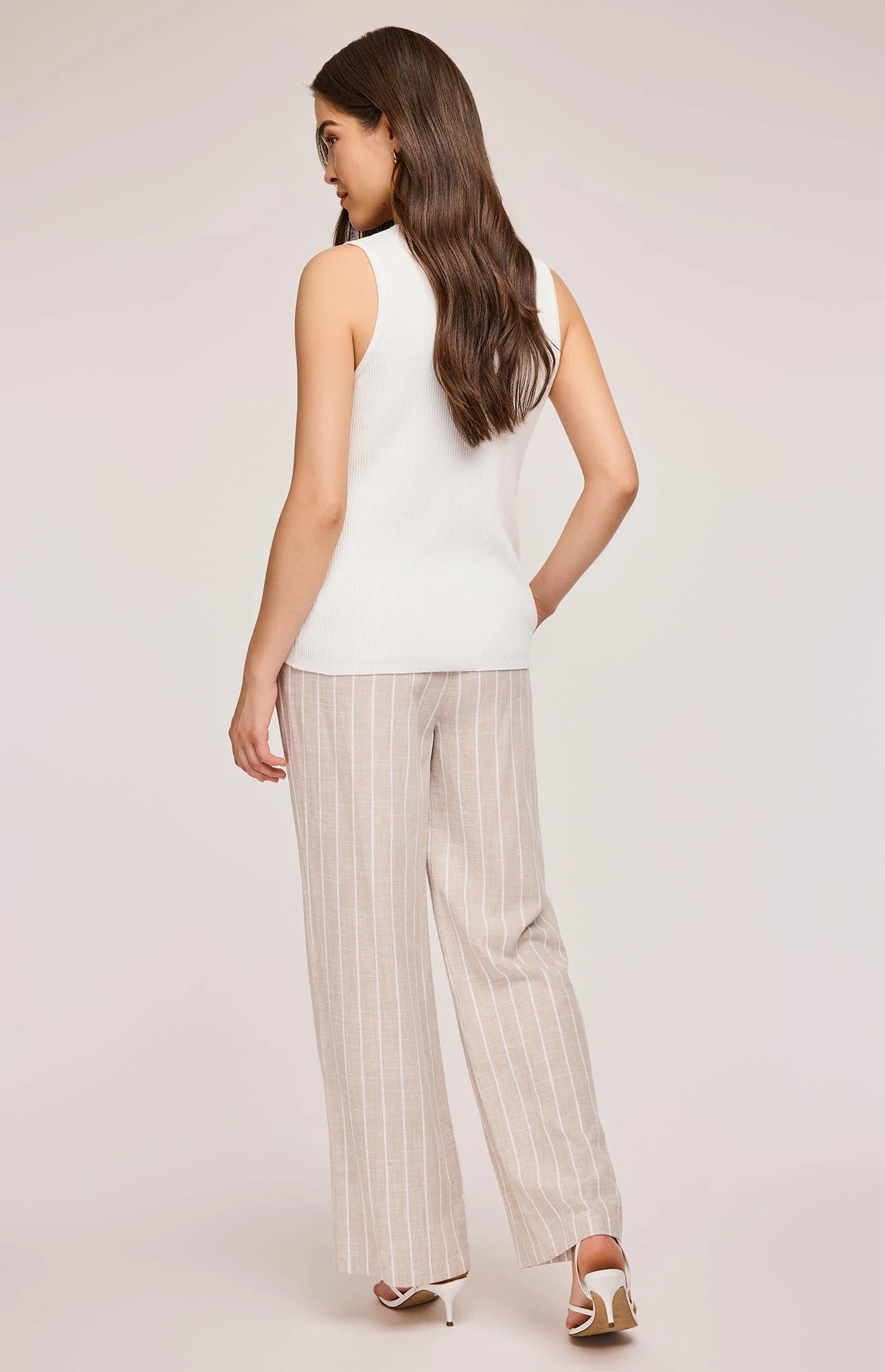 Finley Linen Pant - Linen Stripe
