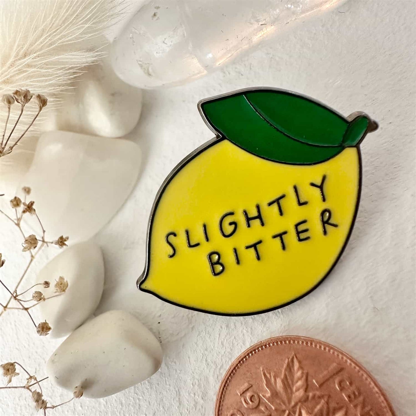 Flavedo Slightly Bitter Lemon Enamel Pin
