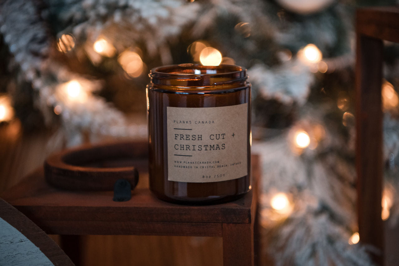 Fresh Cut Christmas Tree - Wood Wick Soy Candle