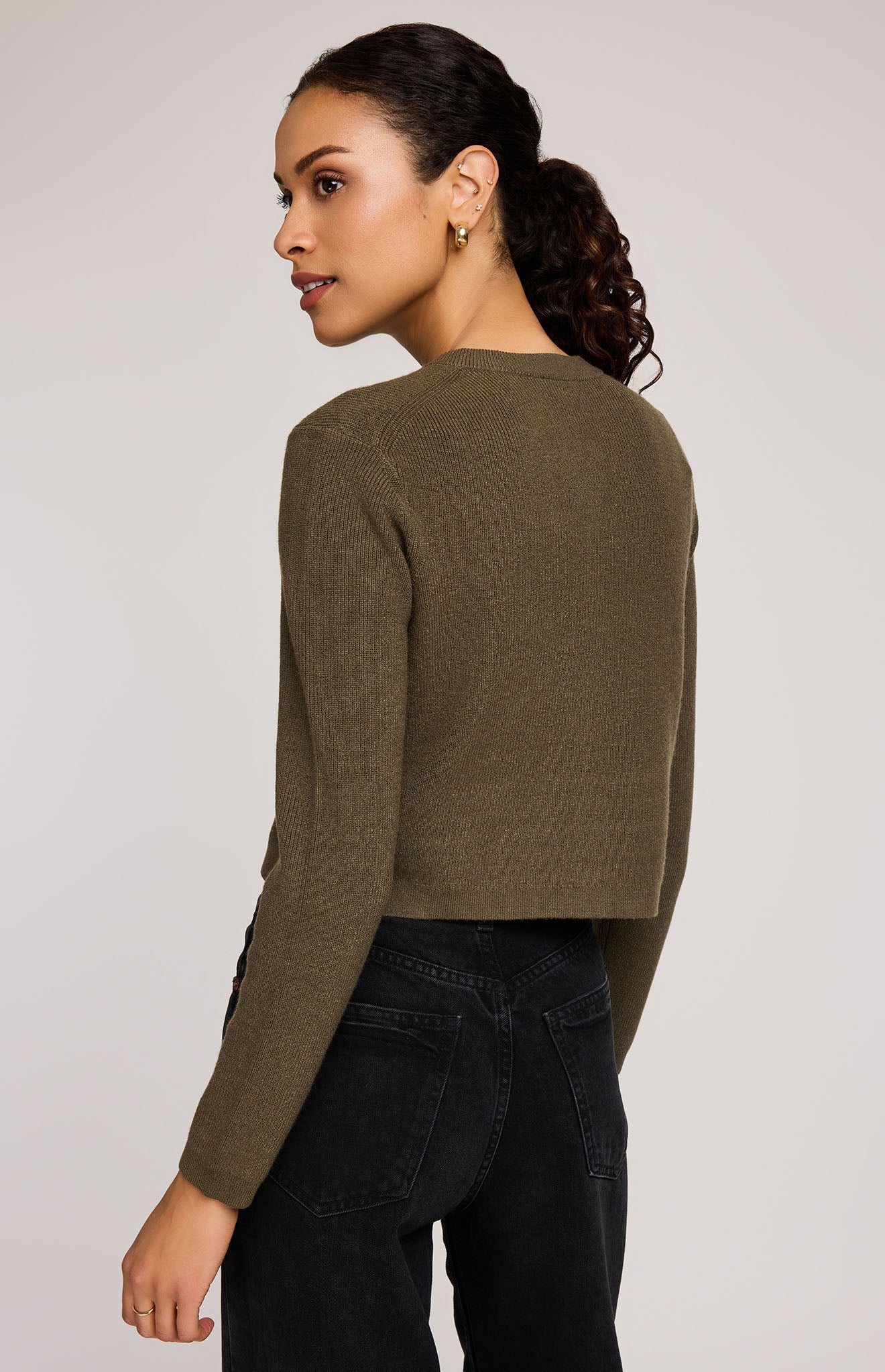 Mirabelle Knit Top - Olive
