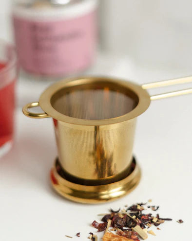 Gold Goddess Tea Strainer