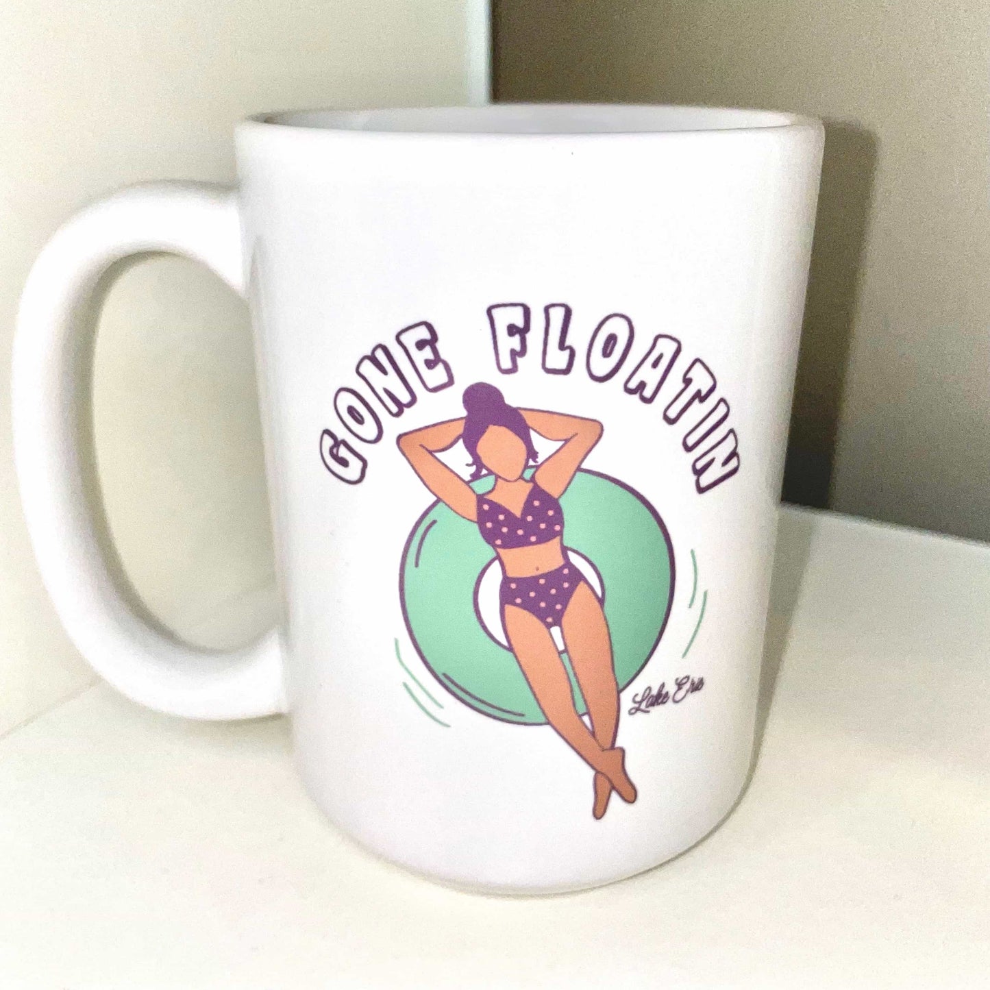 Gone Floatin Mug - Green