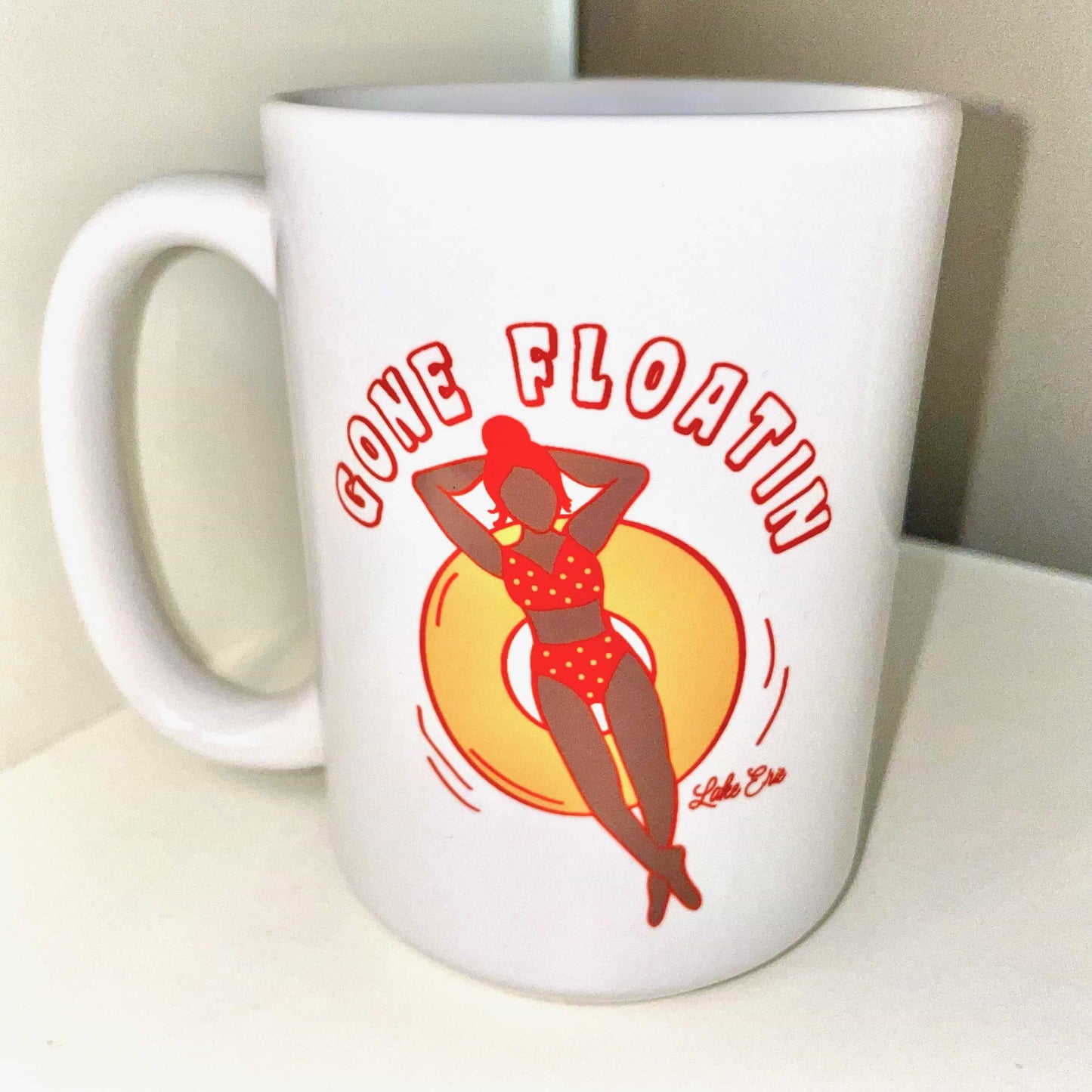 Gone Floatin Mug - Yellow