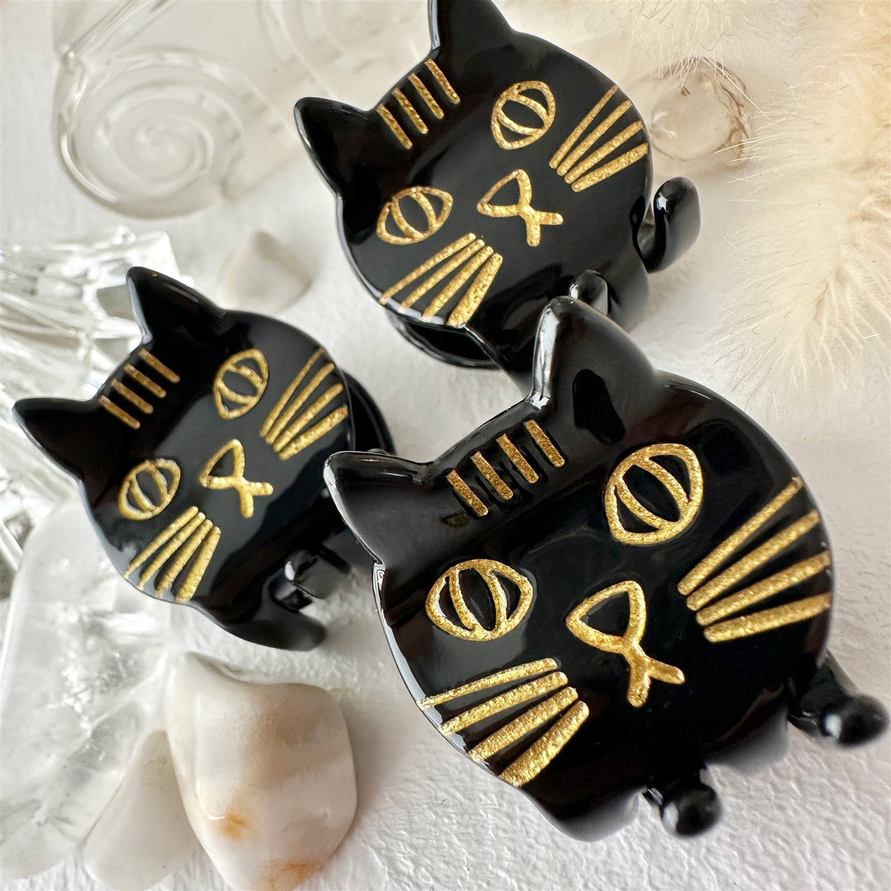 Trouble Cat Hair Claw - Black