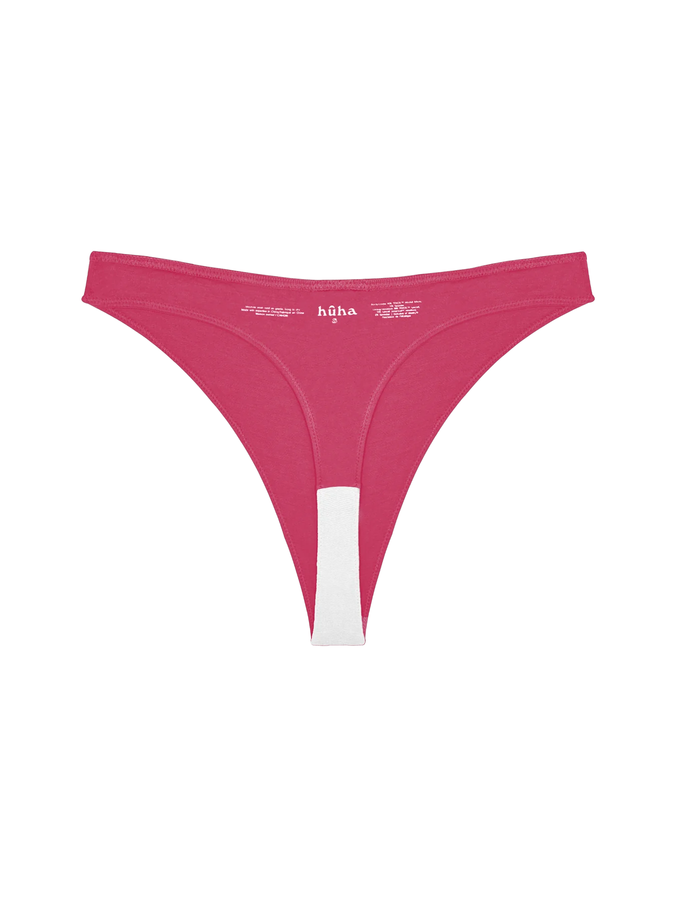 High Rise Thong Mineral Underwear - Awareness Pink