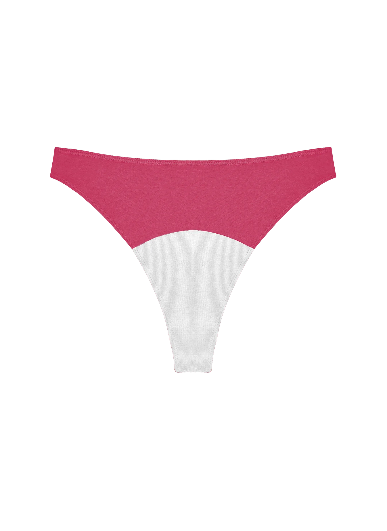 High Rise Thong Mineral Underwear - Awareness Pink