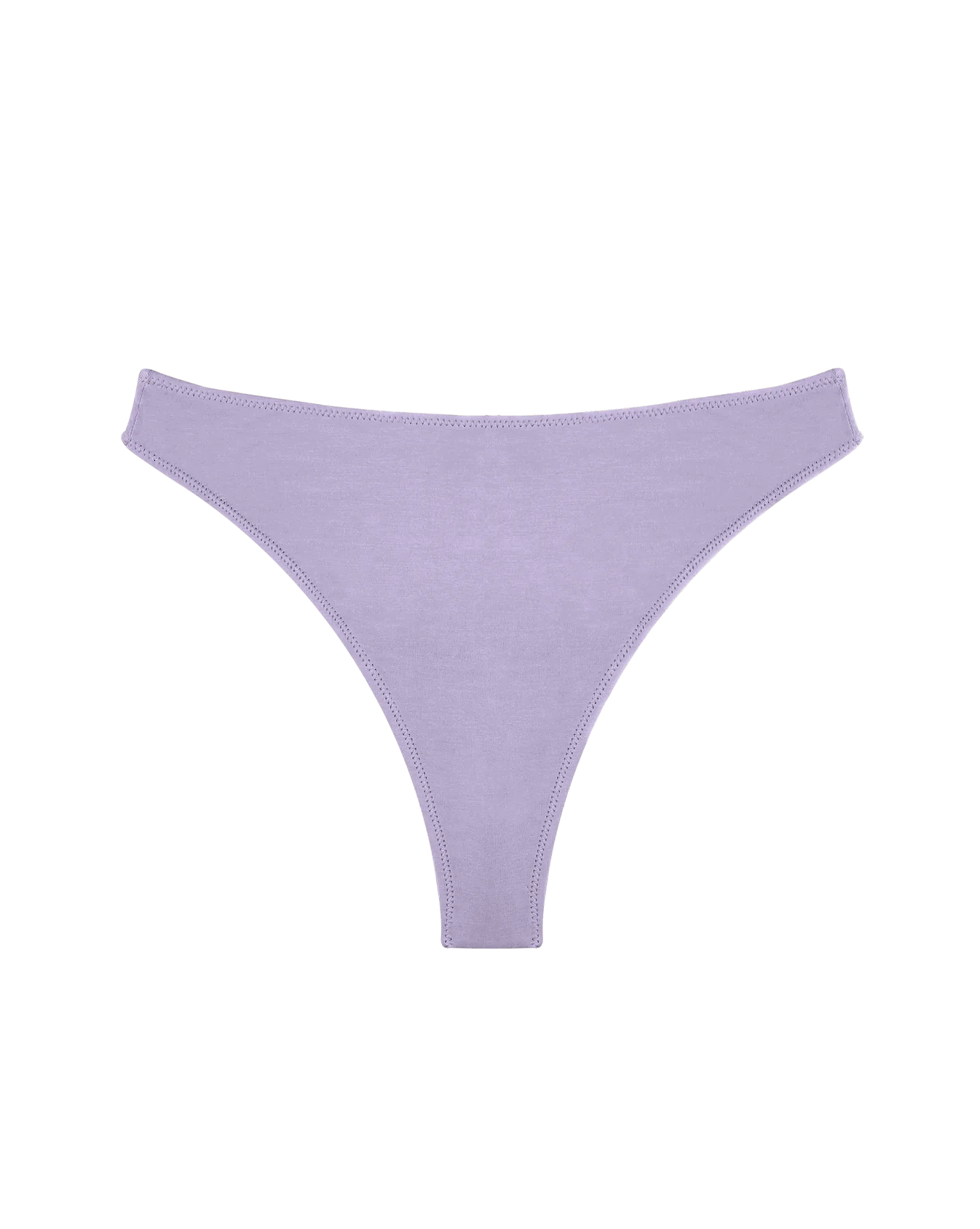High Rise Thong Mineral Underwear - Lilac