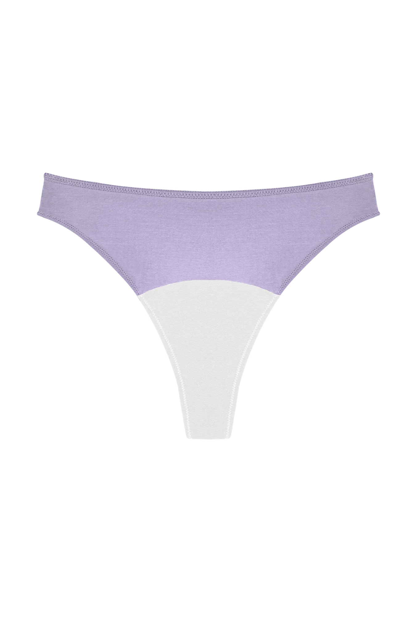 High Rise Thong Mineral Underwear - Lilac