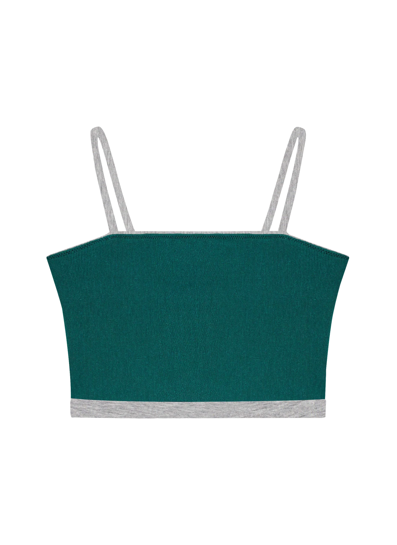 Tata Crop Cami - Grey