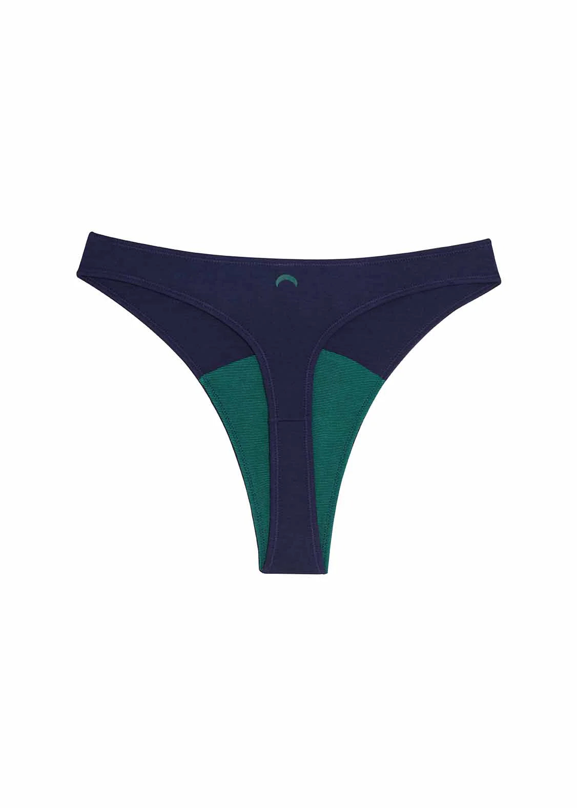 High Rise Thong Mineral Underwear - Navy