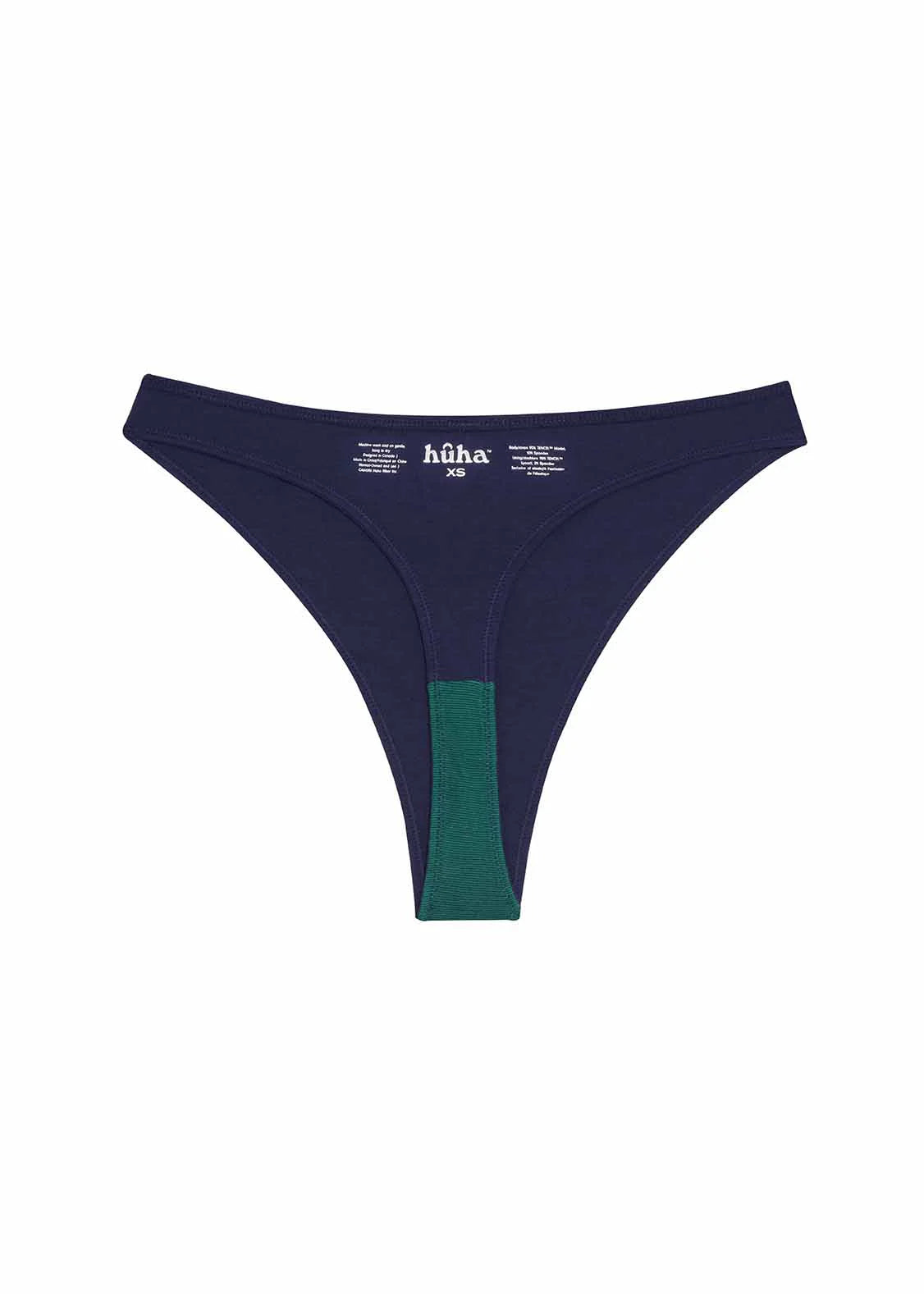 High Rise Thong Mineral Underwear - Navy