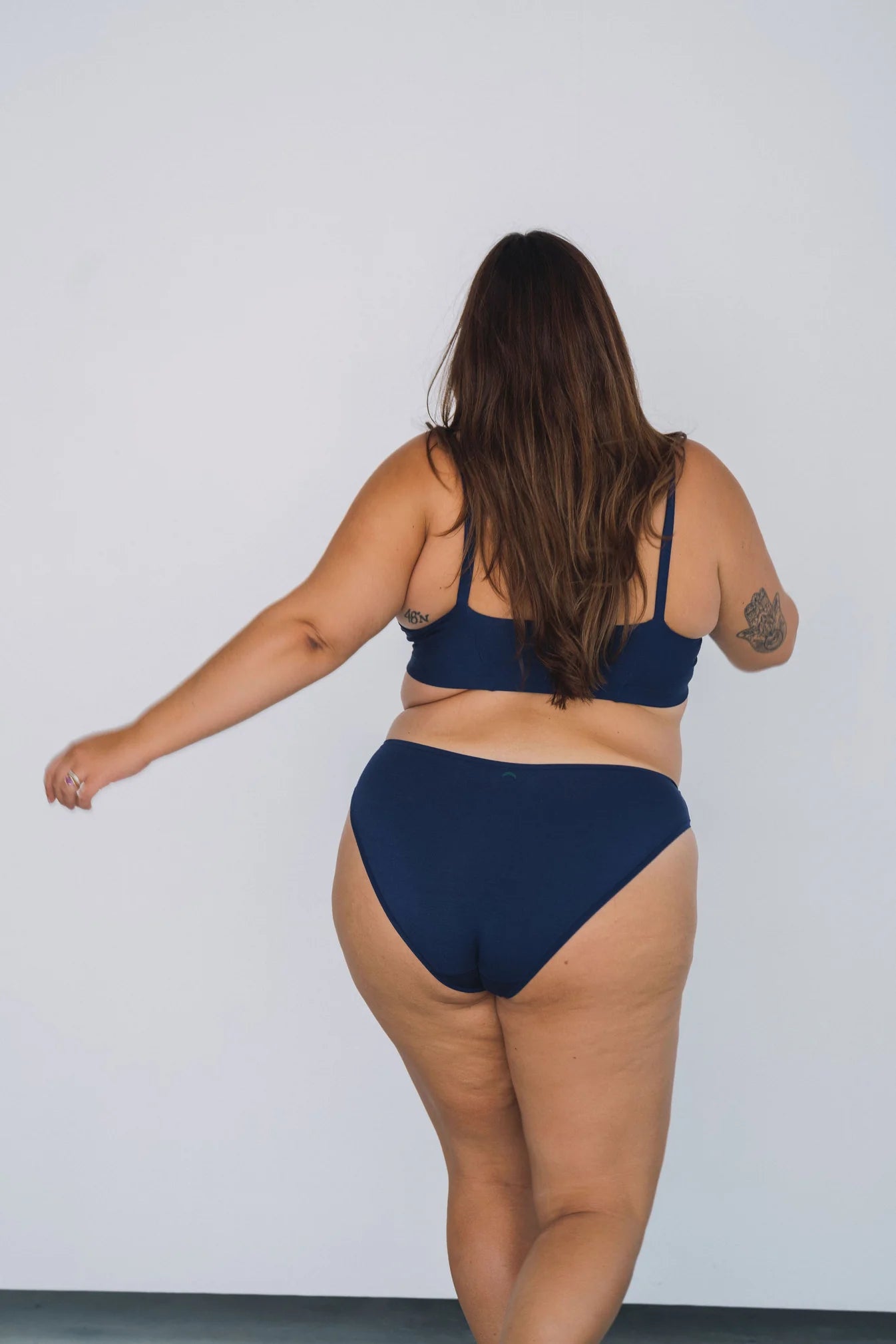 High Rise Bikini Mineral Underwear - Navy