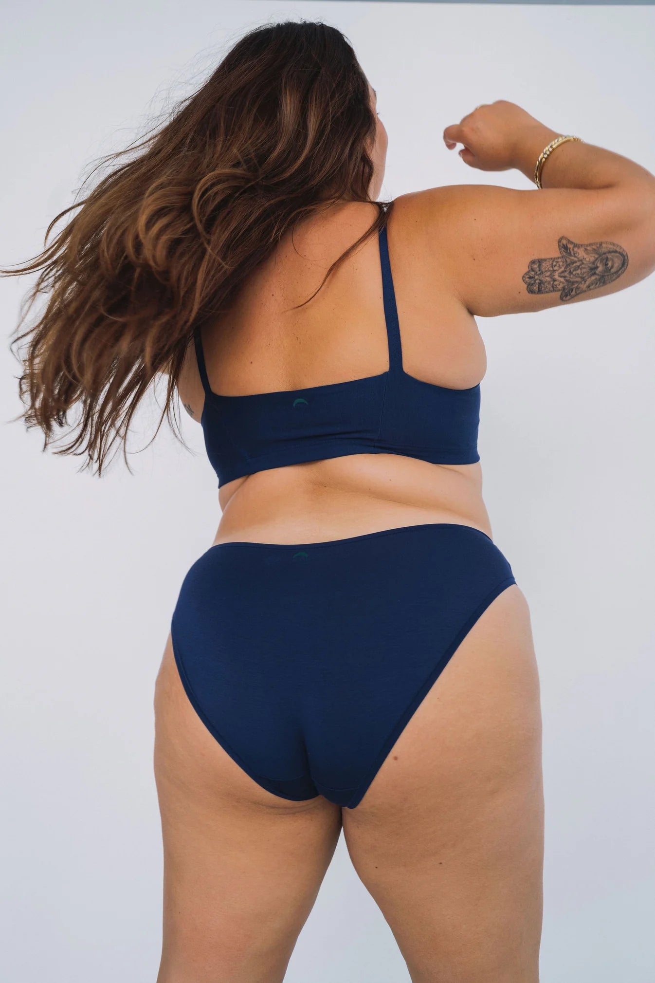 High Rise Bikini Mineral Underwear - Navy