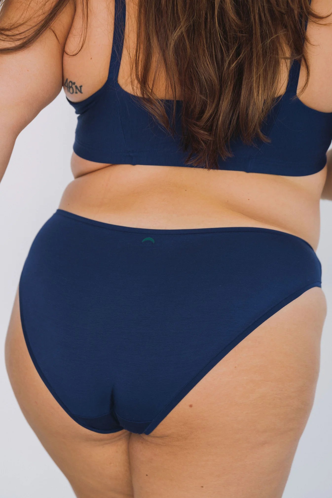 High Rise Bikini Mineral Underwear - Navy