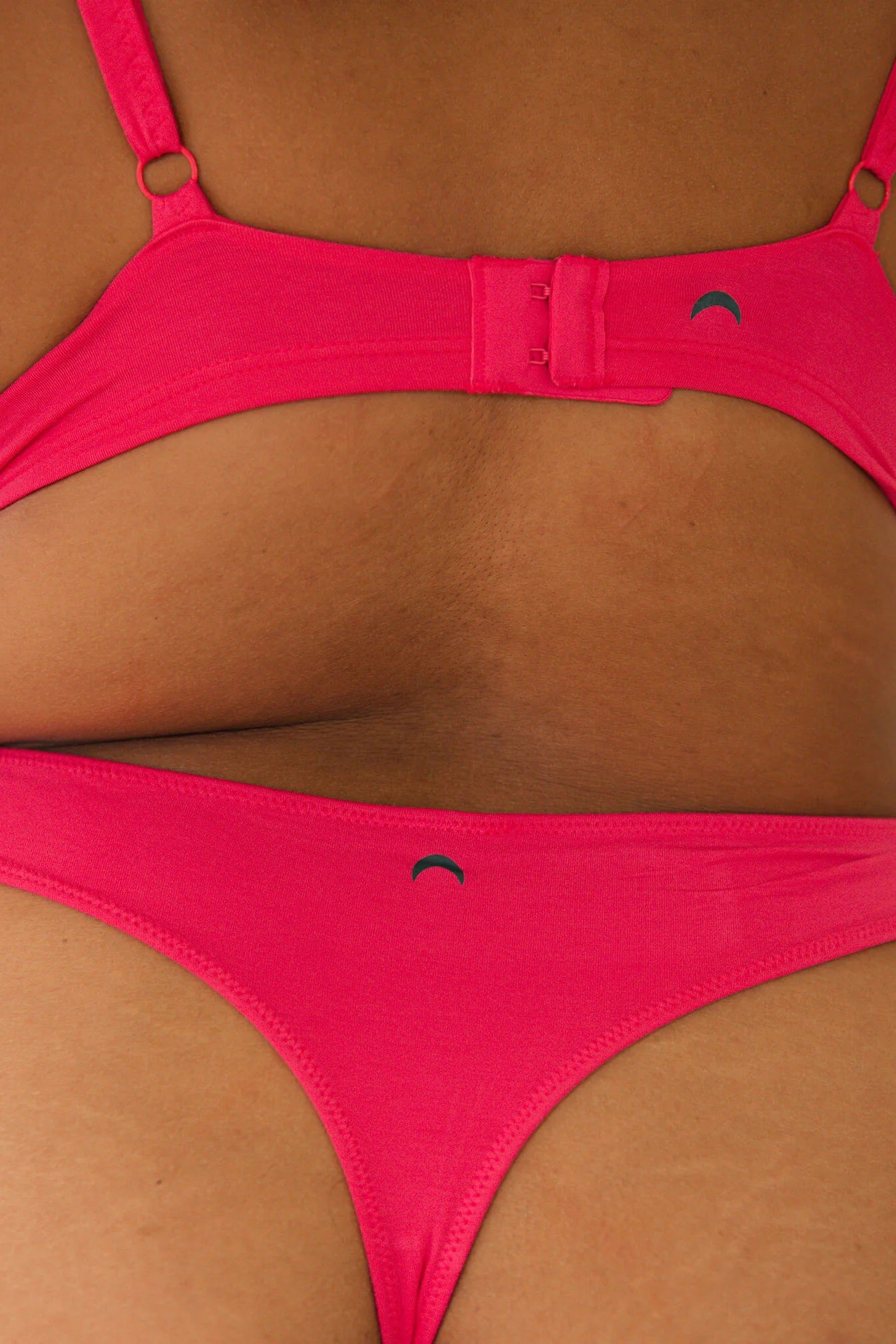 High Rise Thong Mineral Underwear - Awareness Pink