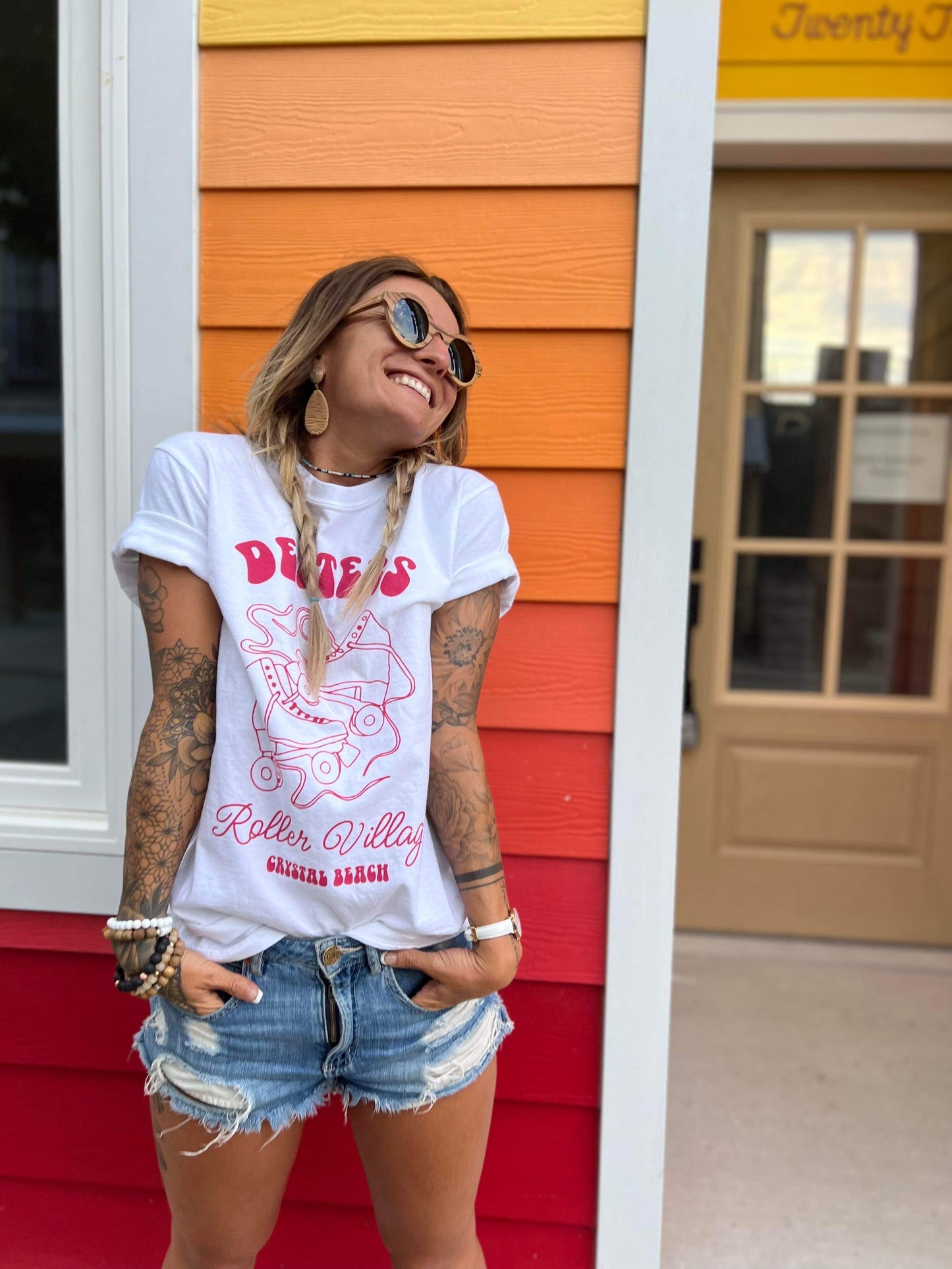Dexters Unisex White Tee