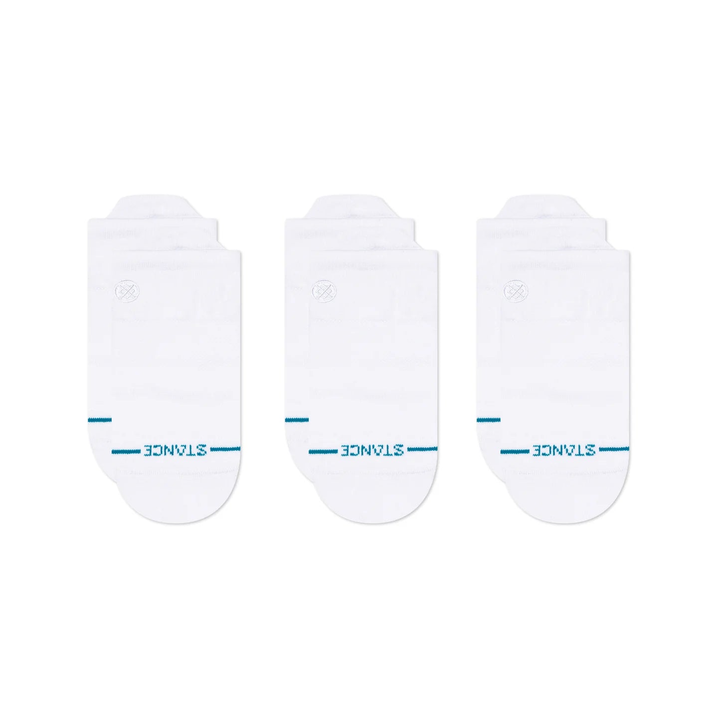 Icon Low Tab Socks 3 Pack - White