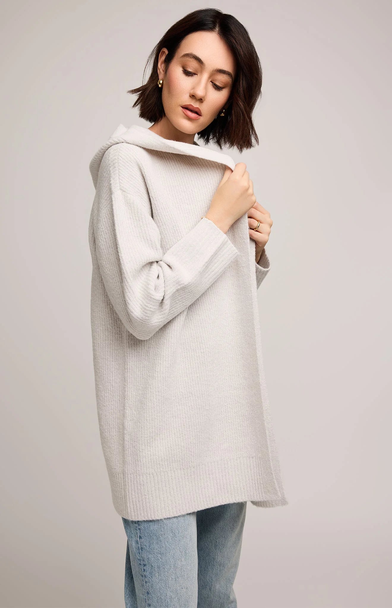 Ilana Cardigan - Heather Birch