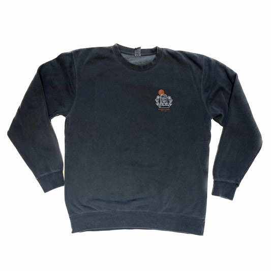 John E. RIP Crystal Beach Amusement Park Crewneck - Dusty Black
