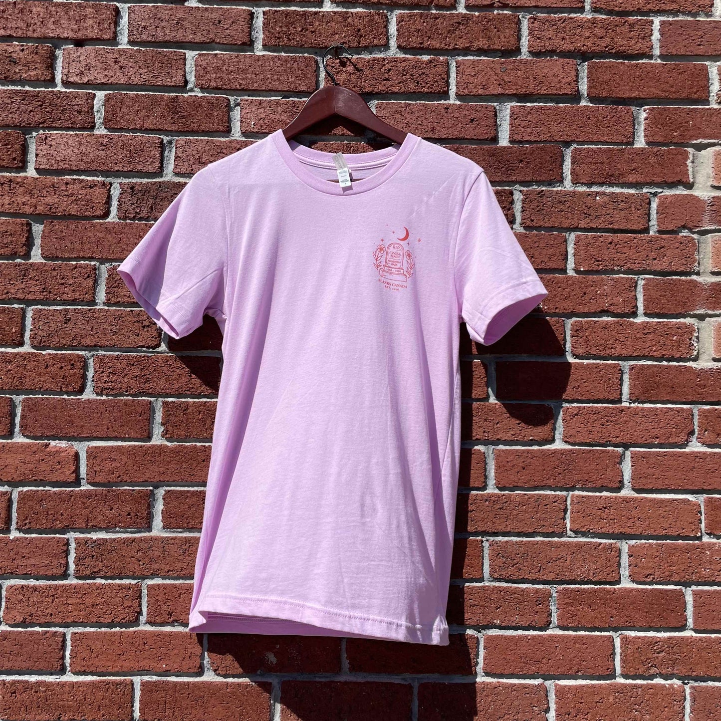 John E. RIP Crystal Beach Amusement Park Tee - Pink