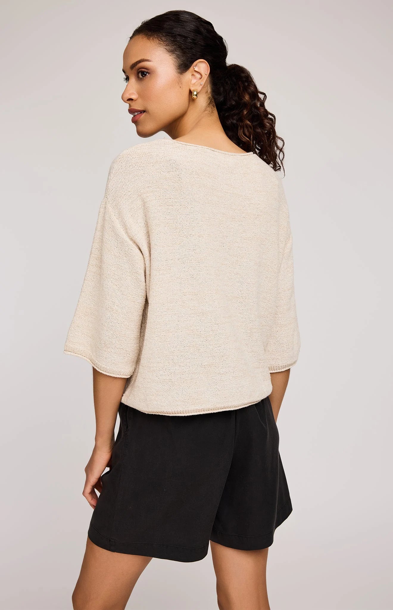 Kerrigan Knit Sweater - Heather Bone