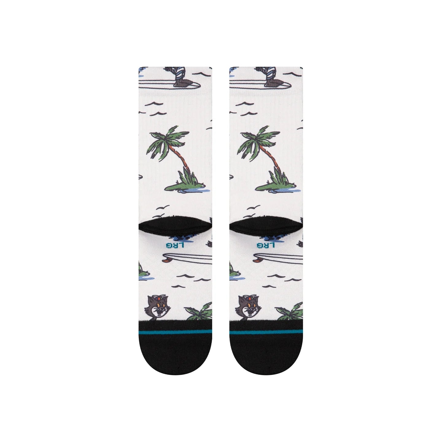 Kool Katz Surf Crew Socks - Canvas