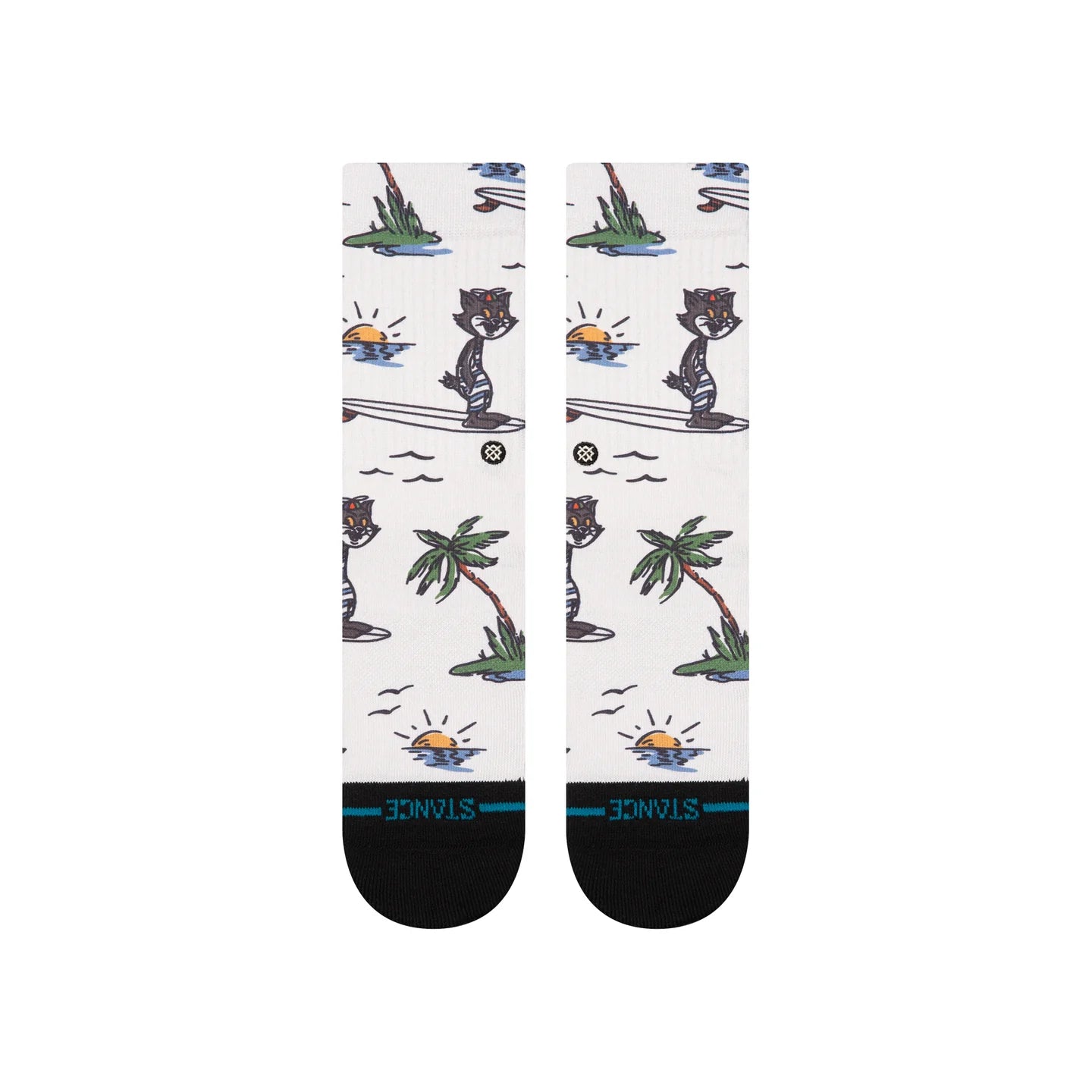 Kool Katz Surf Crew Socks - Canvas