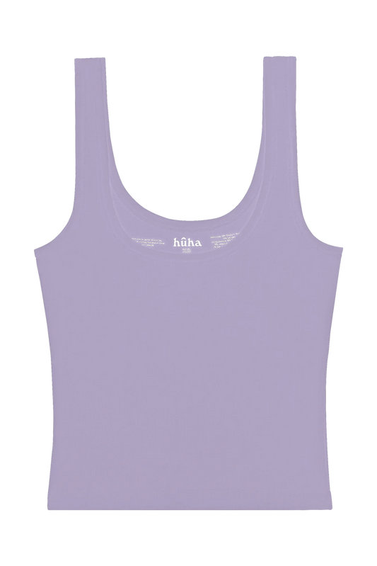 Sporty Crop Mineral Tank - Lilac