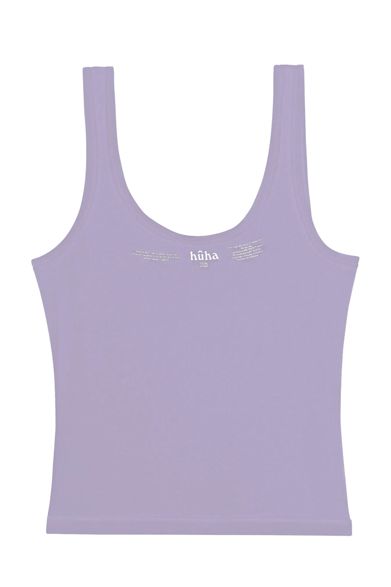 Sporty Crop Mineral Tank - Lilac