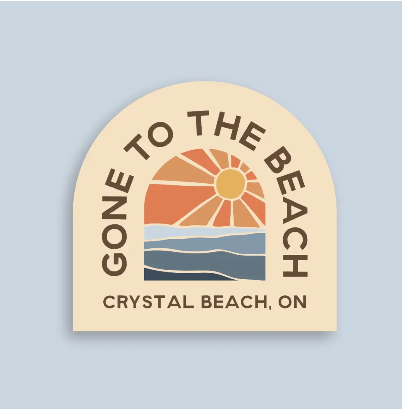 Lake Erie Sunset Sticker