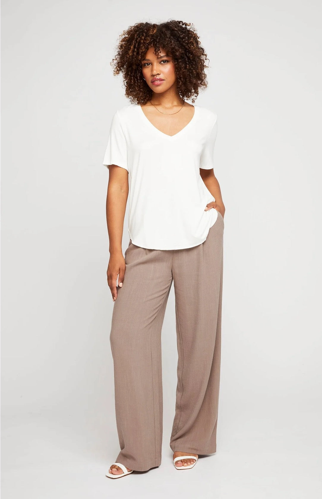 Lewis Top - White