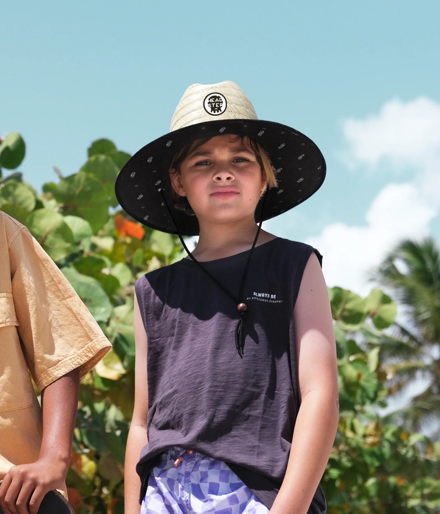Lifeguard Straw Hat - Black