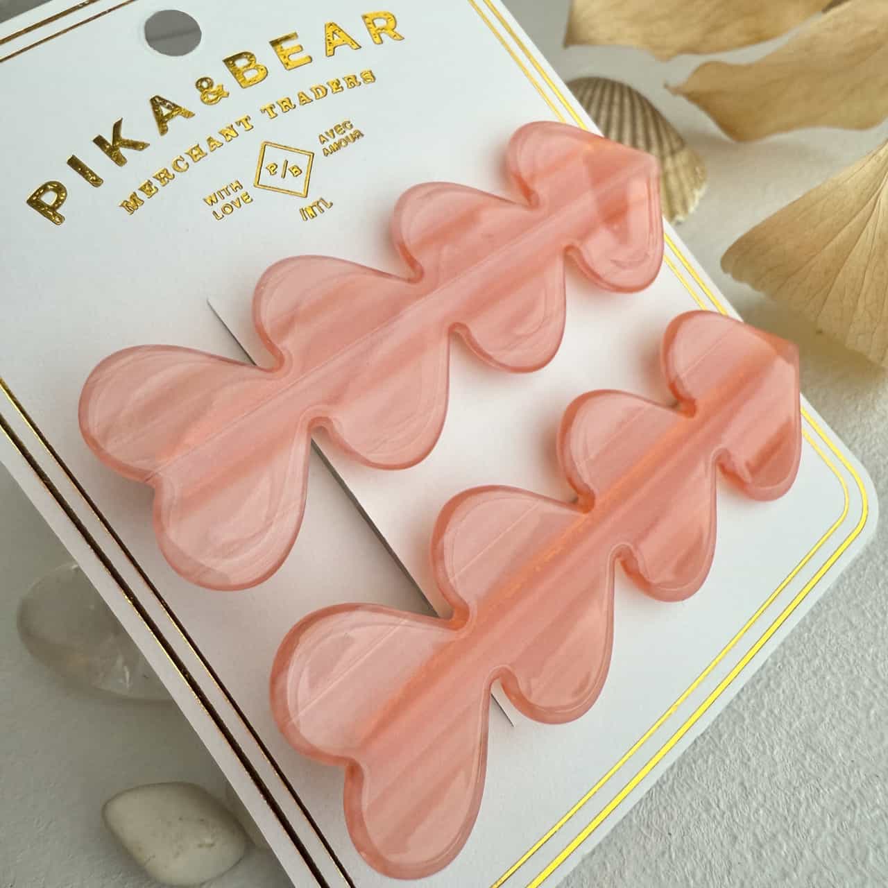 Love is a Battlefield Quadruple Heart Duckbill Hair Clip in Hermosa