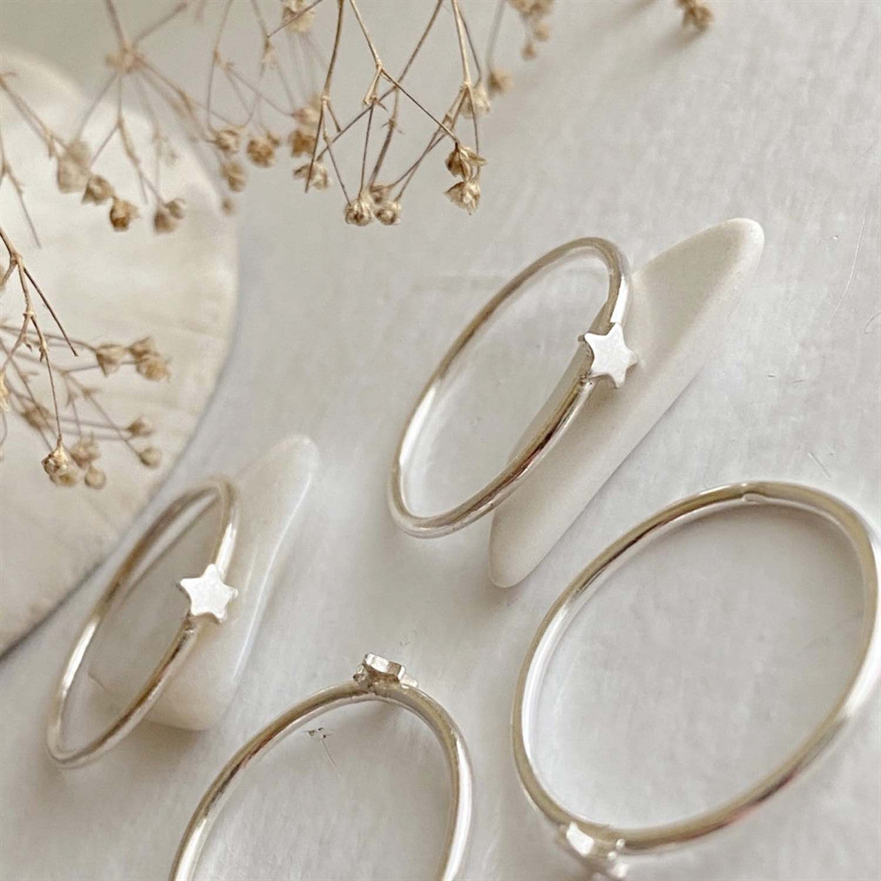 Lucky Tiny Star Ring in Sterling Silver