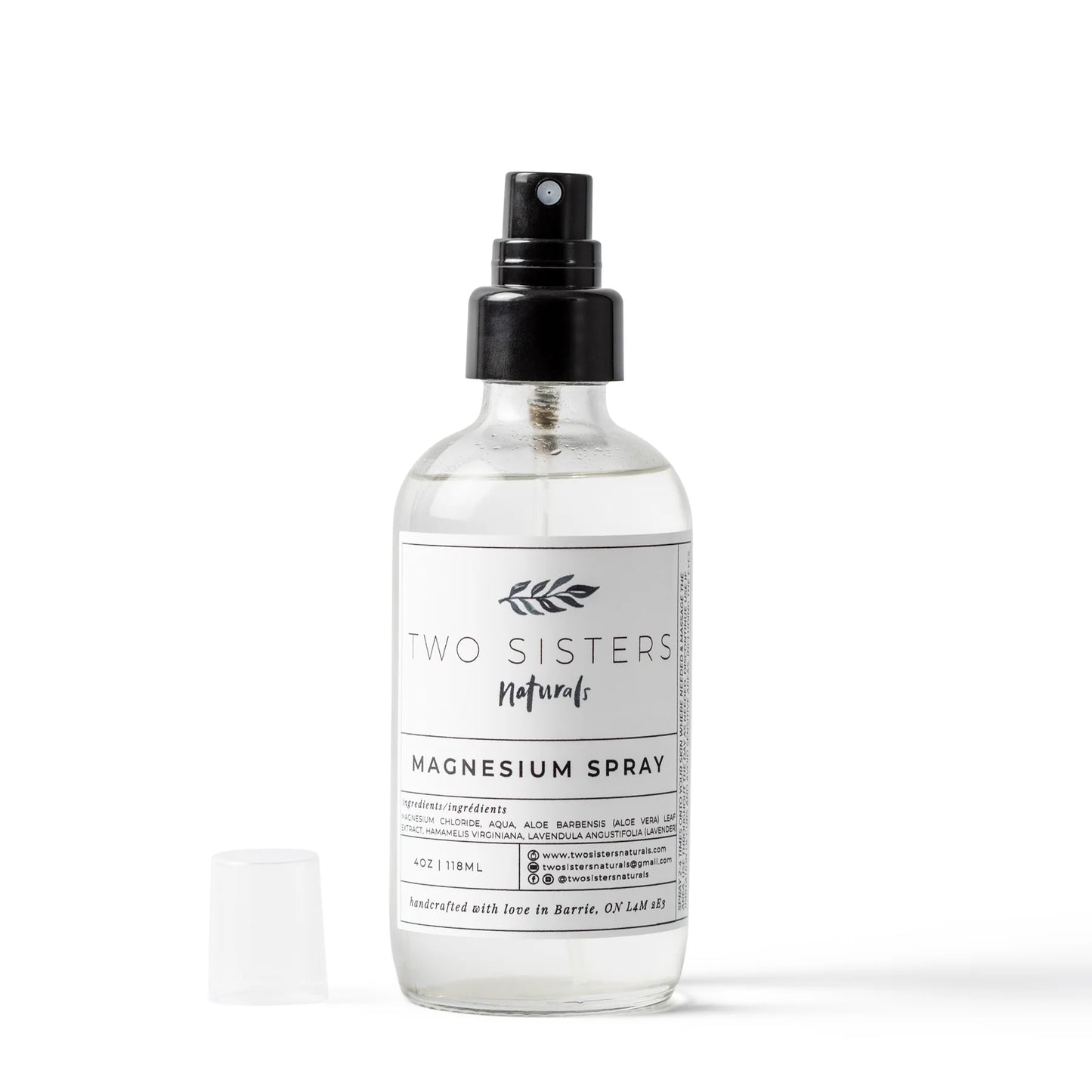 Magnesium Oil Spray - 4oz glass bottle