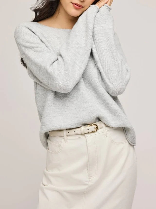 Mateo Knit Sweater - Heather Grey