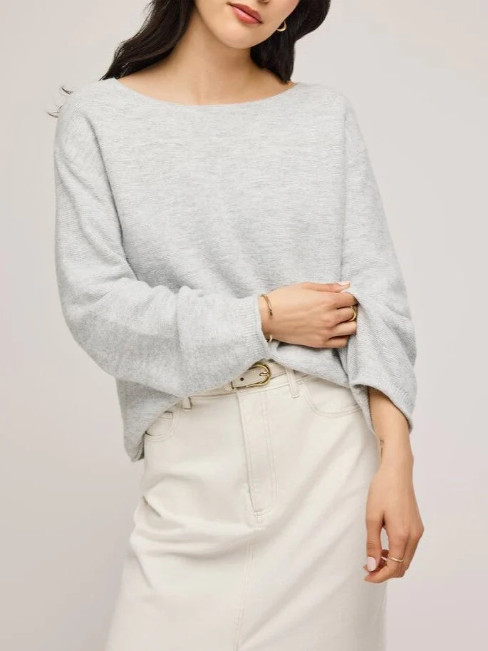 Mateo Knit Sweater - Heather Grey