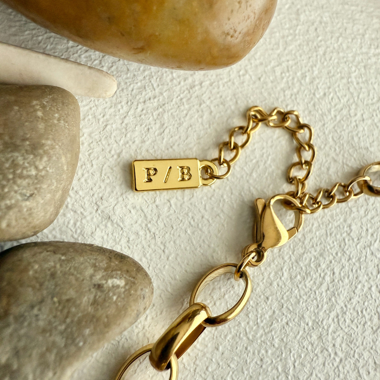 Calliope Charm Necklace in Gold