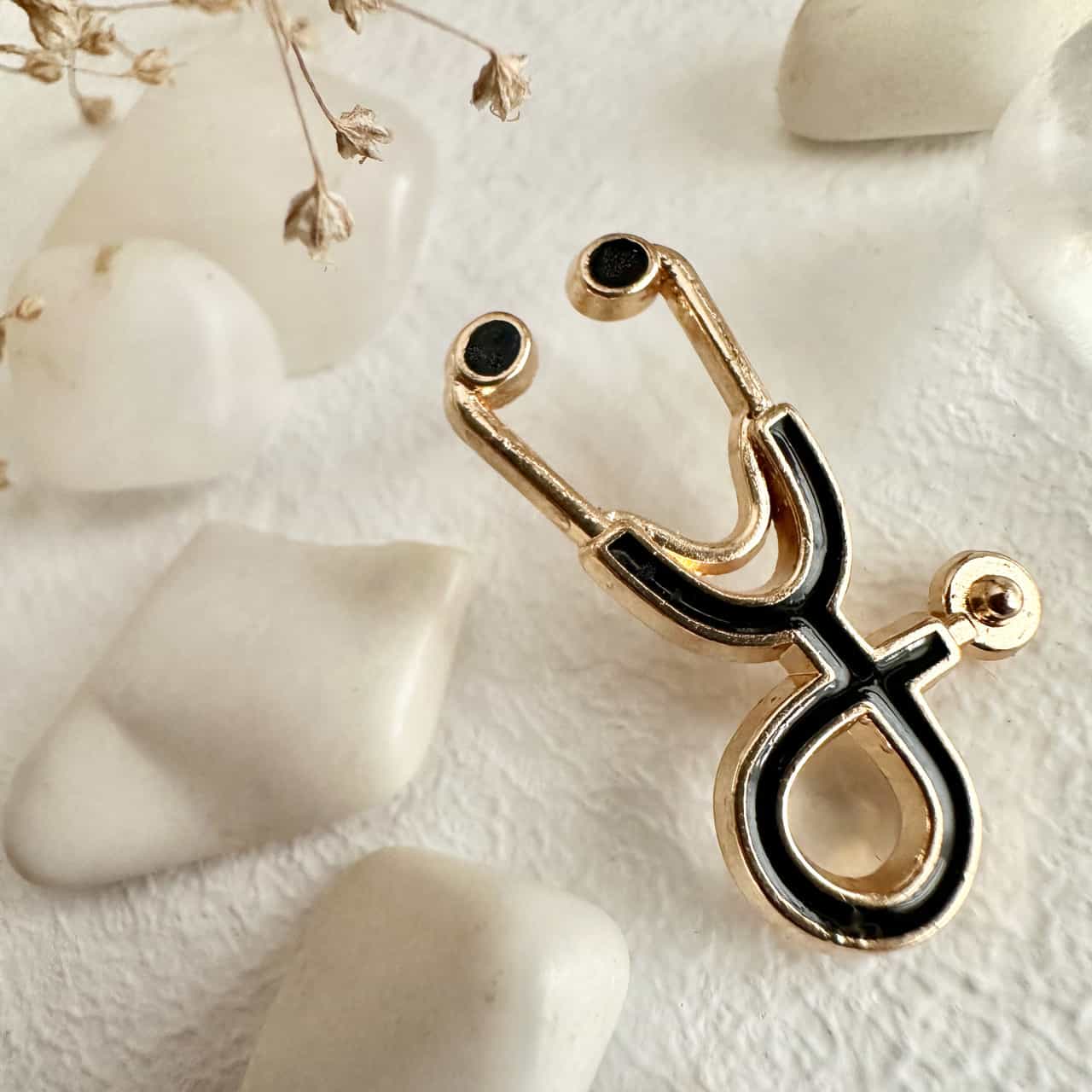 Nightingale Stethoscope Lapel Pin