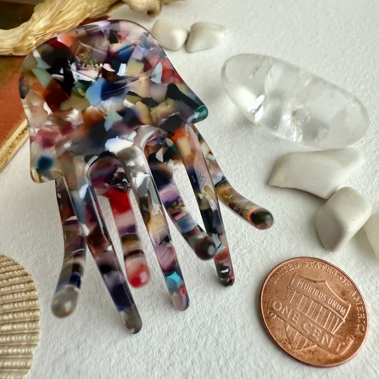 Nobra Mini Hair Claw in Multi-Colour